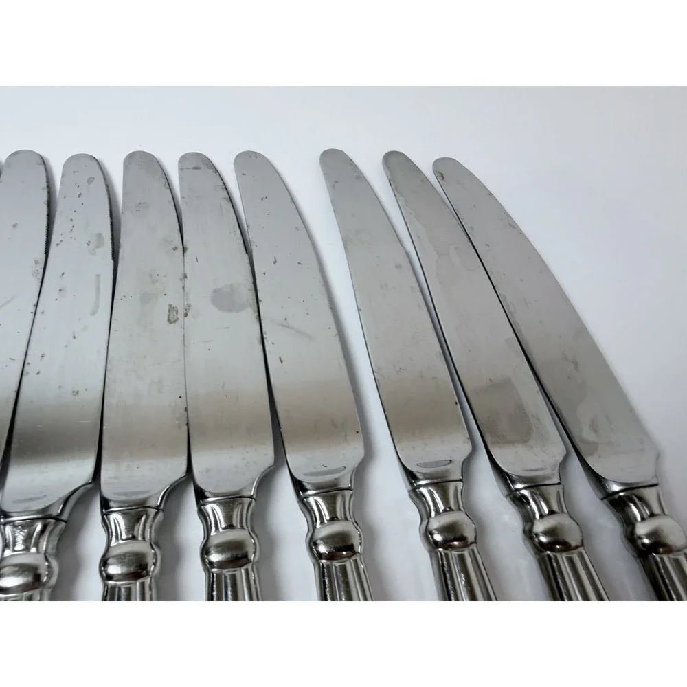 Oneida Unity 10 Dinner Knives Stainless Flatware Replacements USA